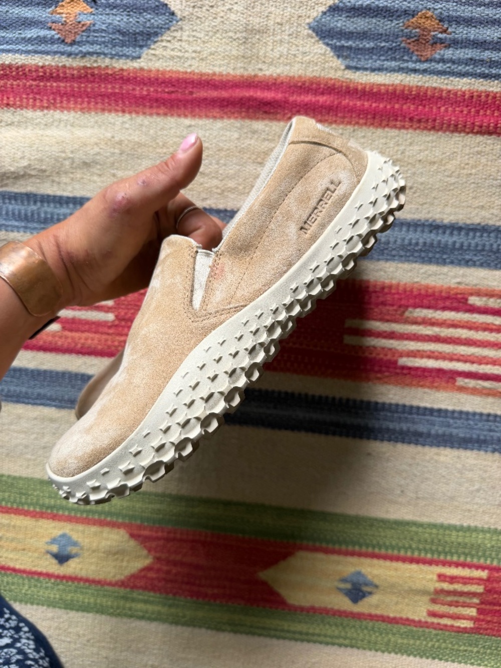Merrell Wrapt Slip on Shoes in Latte Size 8 Women
